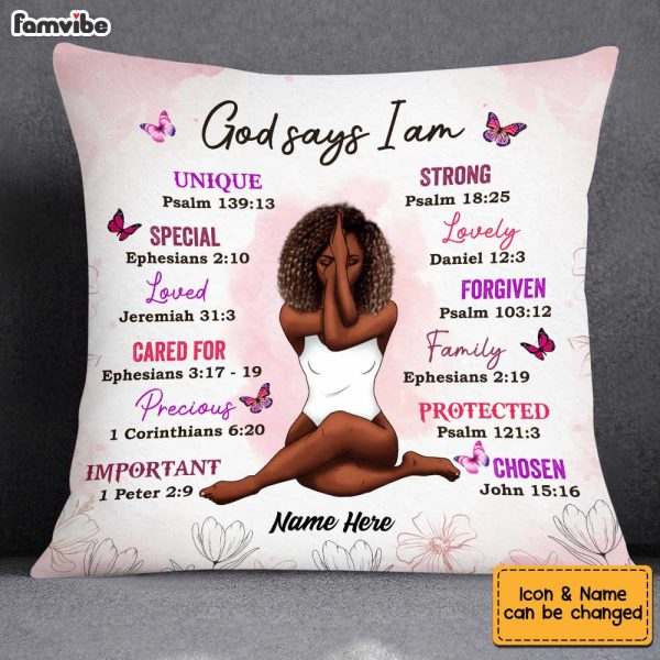 Personalized God Says Daughter Floral Pillow AG295 32O34 For Cheap - Image 3