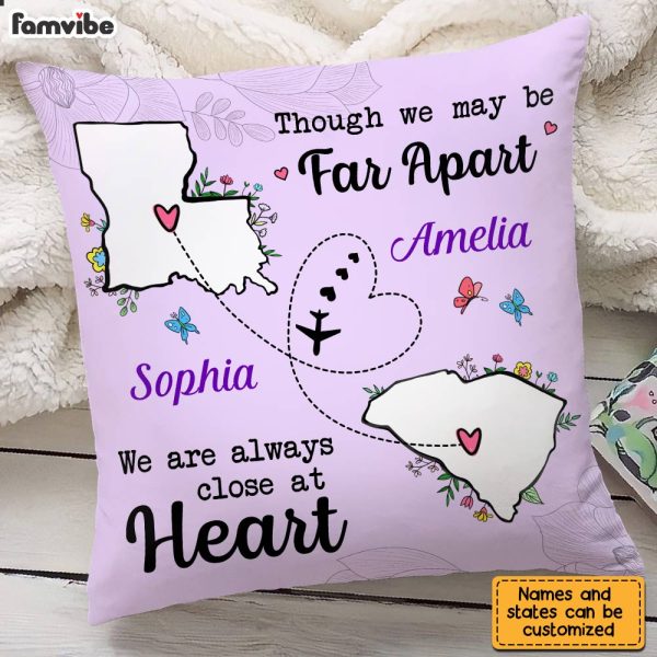 Personalized Always Close At Heart Long Distance Pillow AG121 32O28 Online Hot Sale - Image 2